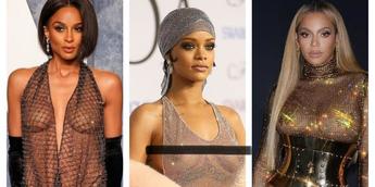Celebrities in Naked Dresses