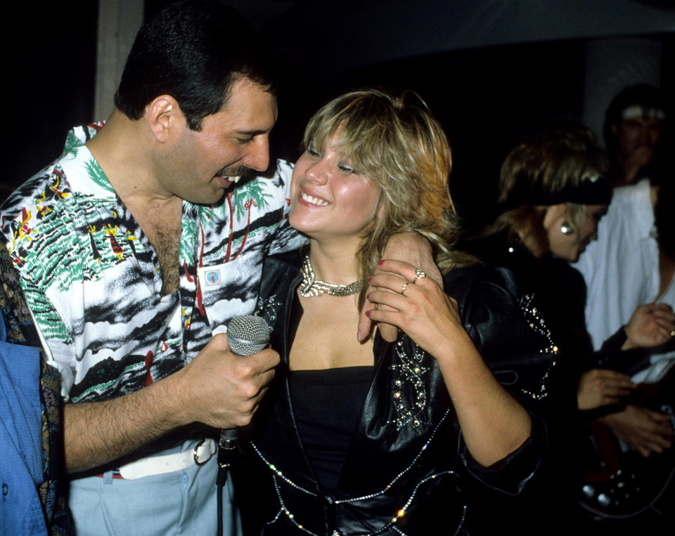 Samantha Fox i Freddie Mercury (1986)
