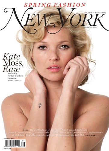 W sesji dla magazynu 'New York' Kate Moss wystąpiła bez retuszu