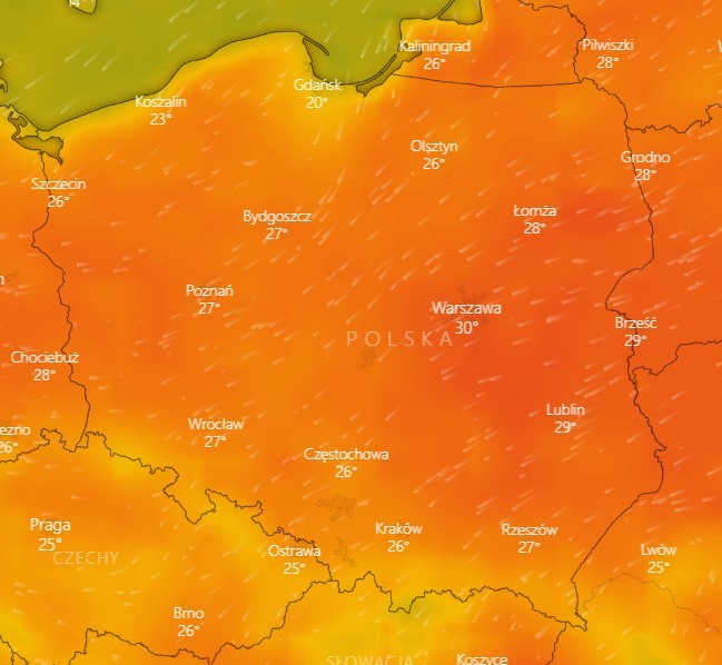 Temperatura 12 czerwca