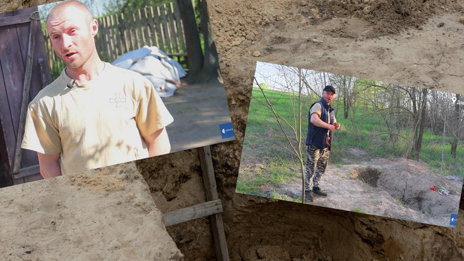 Mykoła Kuliczenko uciekł z grobu, w którym zakopano jego dwóch braci (youtube.com/SuspilneChernihiv).