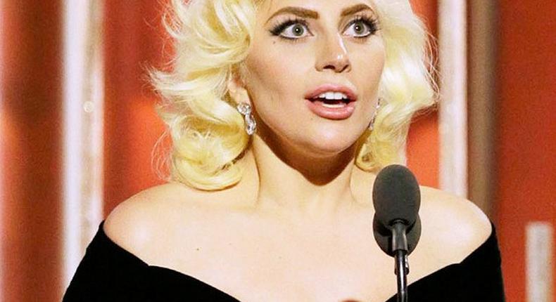 Lady Gaga receives Golden Globes Award