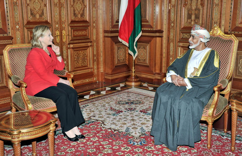 FILE PHOTO: Sultan of Oman Qaboos bin Said al-Said at the Beit Al Baraka Royal Palace in Muscat