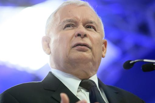 Jarosław Kaczyński biała aureola