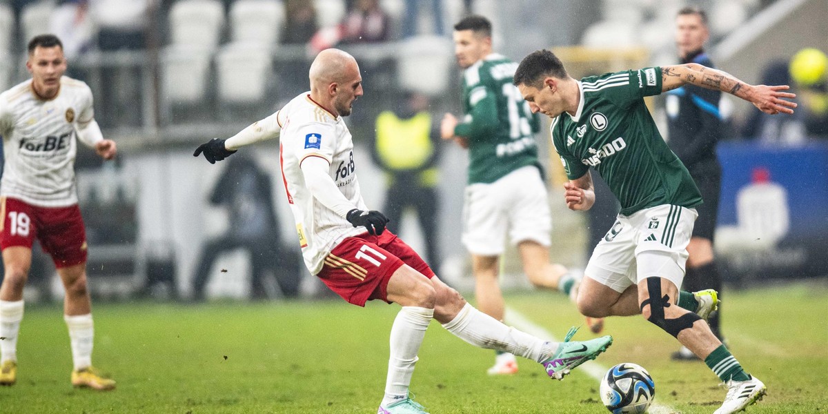 ŁKS Łódź – Legia Warszawa 1:1. 