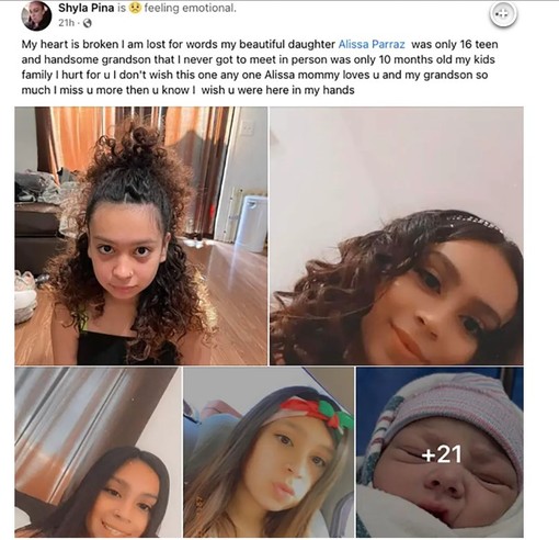 Alisa Paras i njen sin