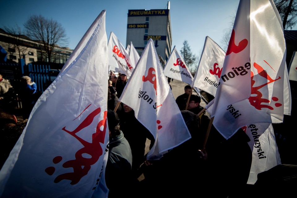 Manifestowali w obronie pracowników Premy