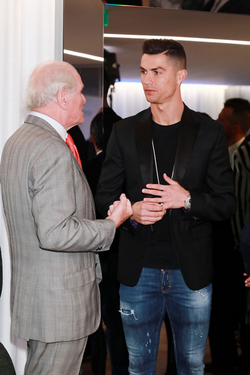Ramon Calderon con Cristiano Ronaldo