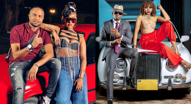 Jamal Gaddafi, Tanasha Donna, Diamond Platnumz and Zuchu 