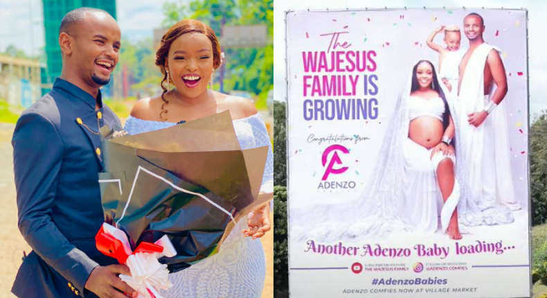  Kabi & Milly WaJesus unveils pregnancy for baby No. 2 with huge billboard [Video]