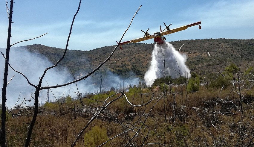 U gašenju je angažovano 30 aviona