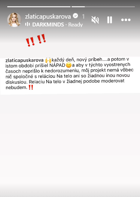 Zlatica Puškárová uviedla veci na pravú mieru.