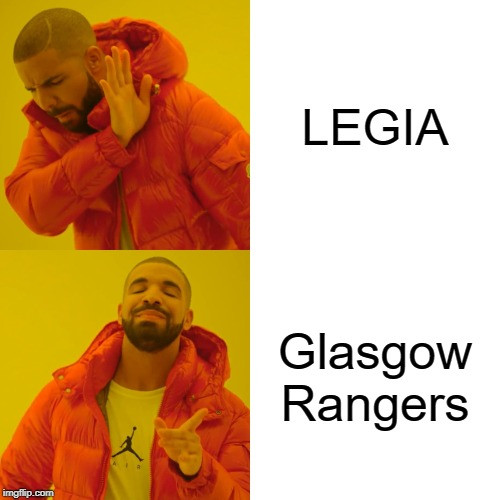 Glasgow Rangers - Legia Warszawa: memy po mecz