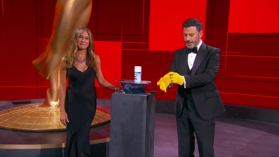 Emmy 2020: Jennifer Aniston i Jimmy Kimmel