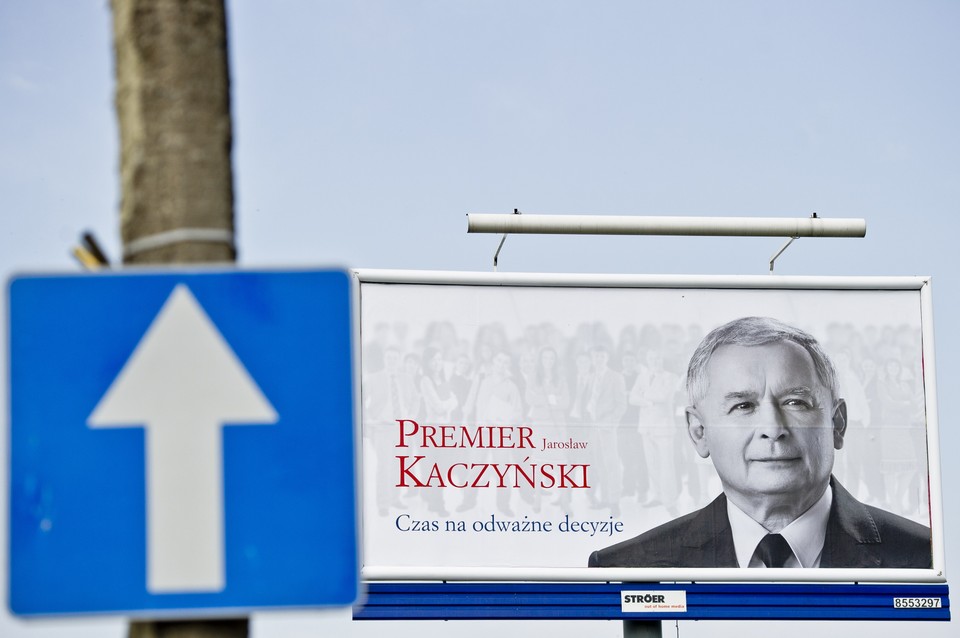 LUBLIN BILLBOARD PIS KACZYŃSKI WYBORY