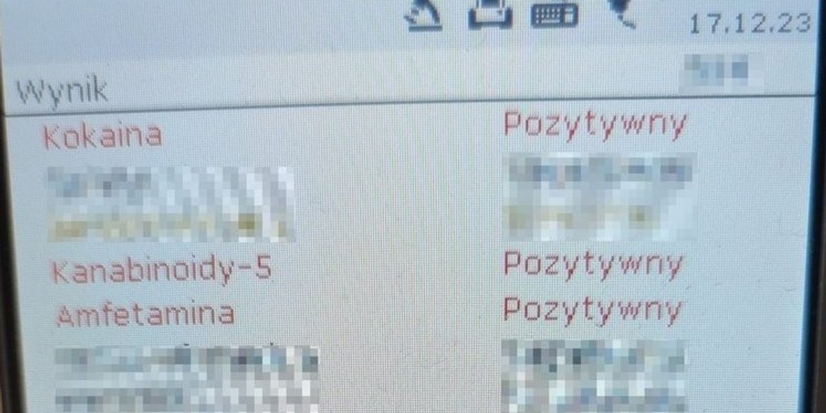 26-latek zatrzymany za przekroczenie prędkości i posiadanie narkotyków