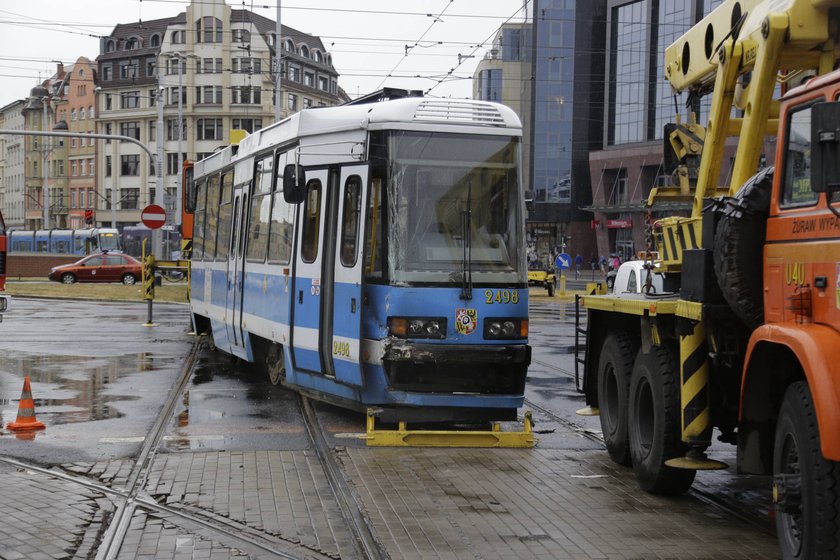 Wypadek na placu Dominikańskim we Wrocławiu