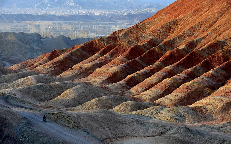 Krajobraz Danxia, Linze, Gansu, Chiny