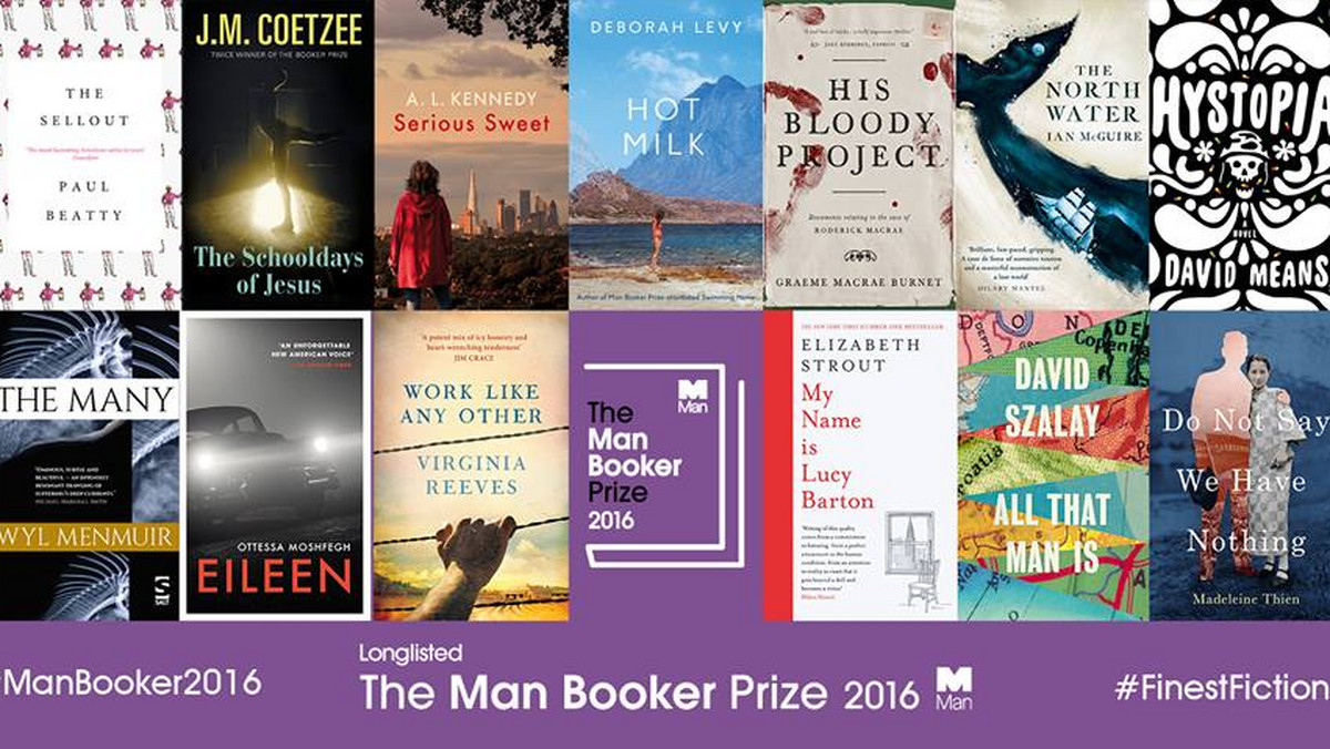 13 książek, wyłonionych spośród 155 zgłoszonych, wybrał pięcioosobowy skład sędziowski brytyjskiej nagrody literackiej Man Booker Prize.