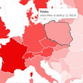 Mapa cen mieszkań w Europie. Warszawa prawie tak droga jak Madryt, Lizbona i Rzym