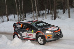 Rajd Szwecji: Kubica 8. po pierwszym odcinku. Liderem Tidemand