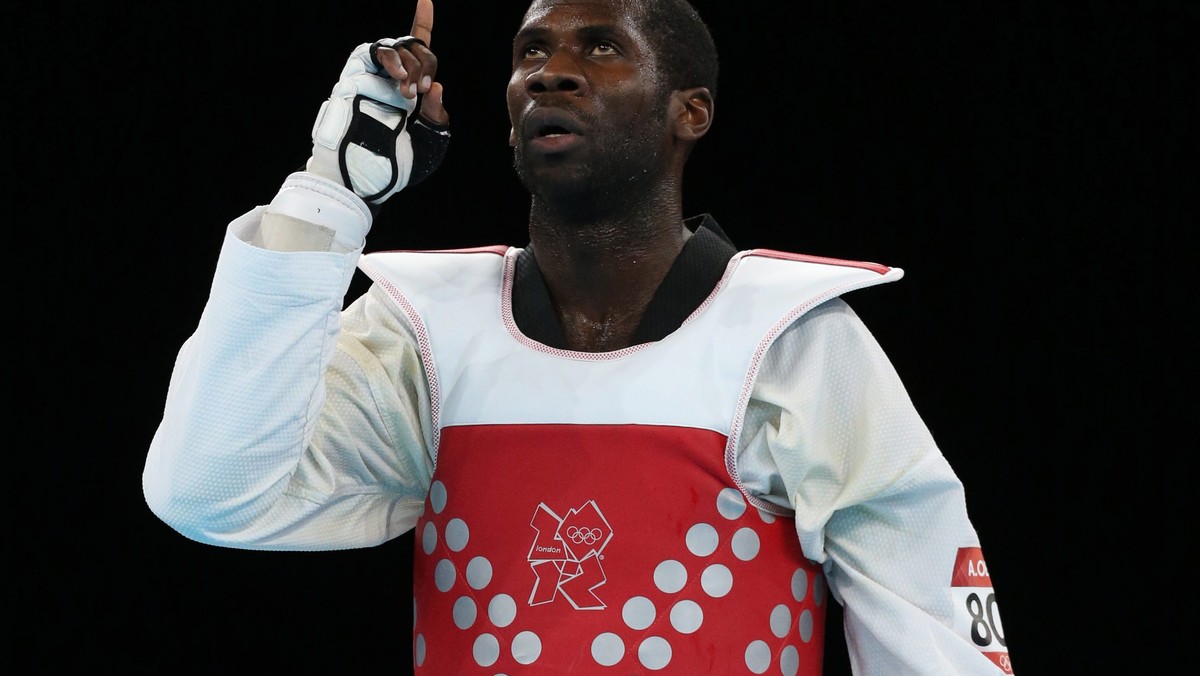 Carlo Molfetta po fascynującym pojedynku pokonał Anthony'ego Obamę z Gabonu w finale turnieju taekwondo w kat. +80 kg podczas Igrzysk XXX Olimpiady Londyn 2012.