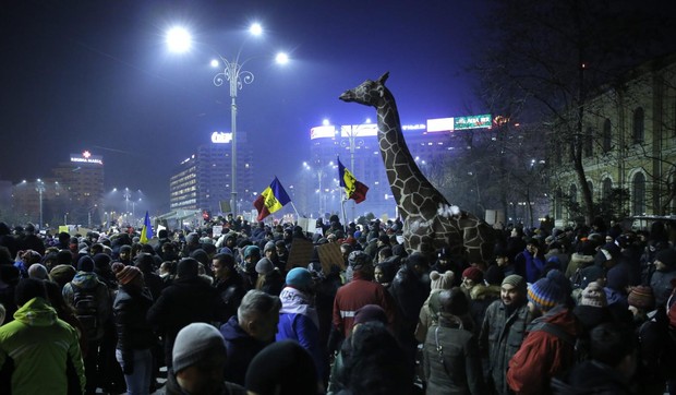Rumunija protesti