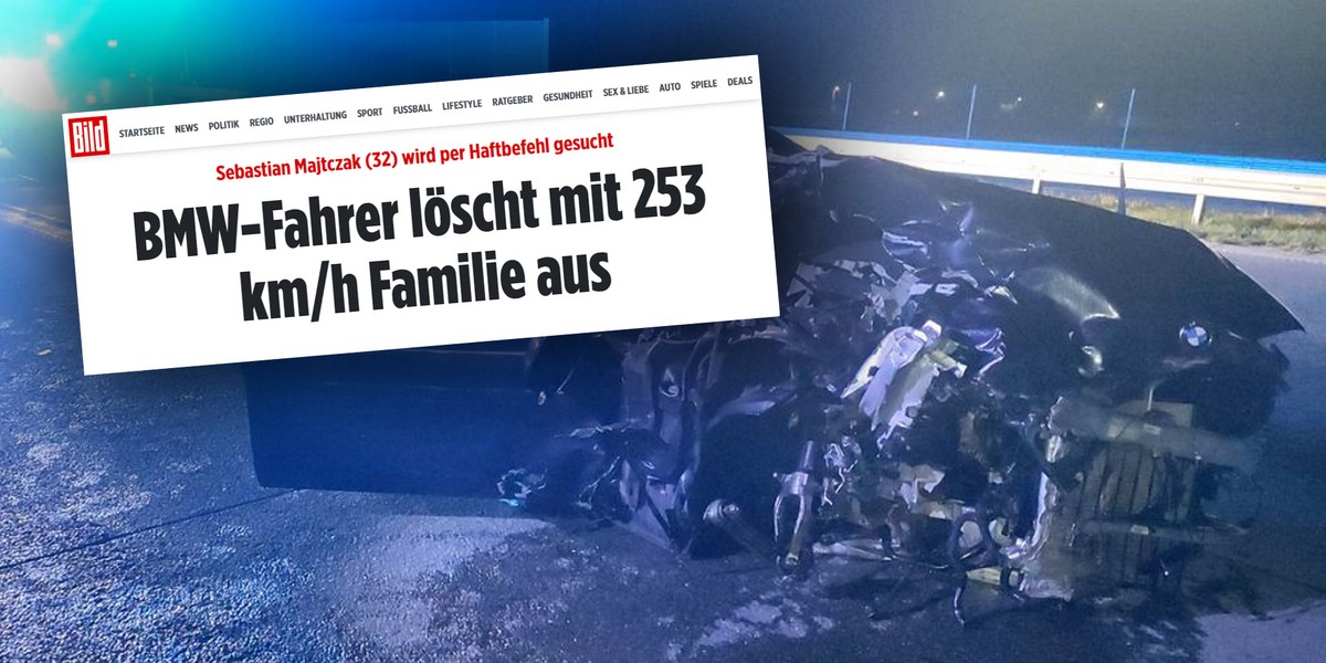 "Bild" prześwietlił zbiega z bmw.