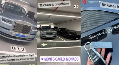 DJ Cuppy shows off her billionaire dad’s Rolls-Royce in Monaco