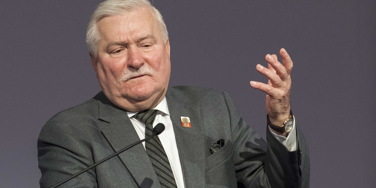 Prezydent Lech Wałęsa.