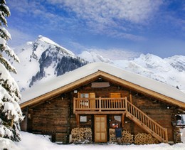 Chalet, Schweiz, Schnee