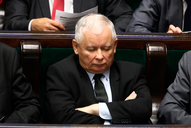 Jarosław Kaczyński na posiedzeniu VIII Sejmu, Warszawa, wrzesień 2017 r.