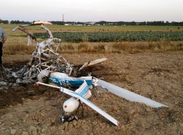 Pilot przeżył, bo wyskoczył ze śmigłowca