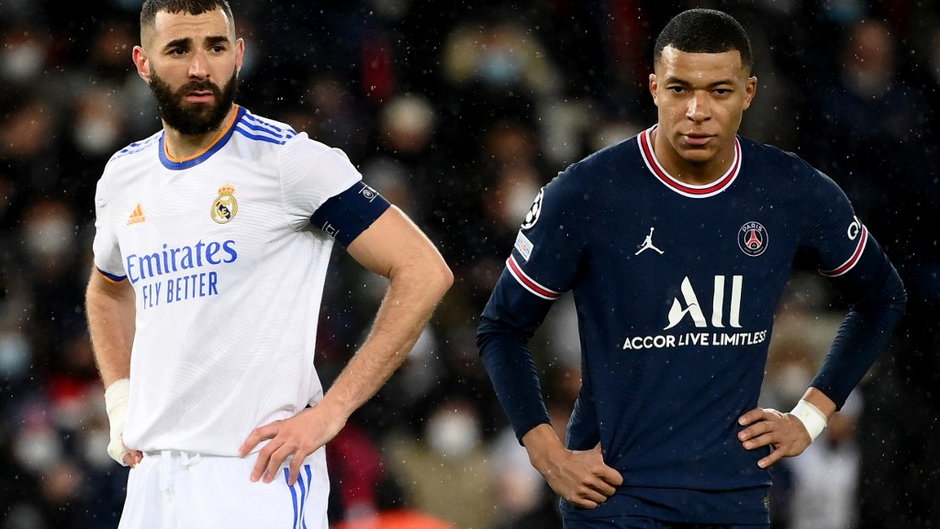 Karim Benzema i Kylian  Mbappé 