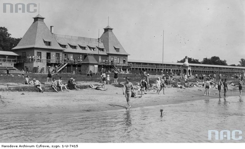 Warszawa. Plaża braci Kozłowskich