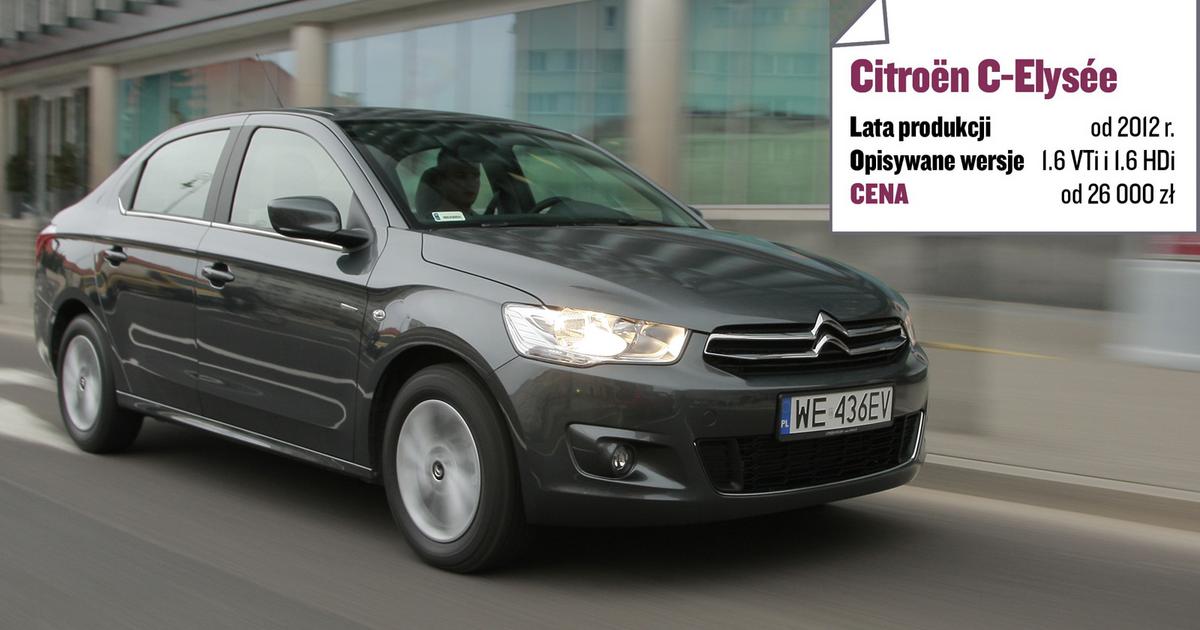 Używany Citroën C-Elysée: Tani I Wystarczająco Trwały