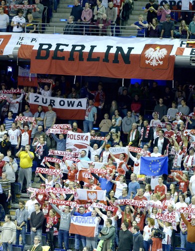 Polscy kibice zrobili najazd na hale w Berlinie