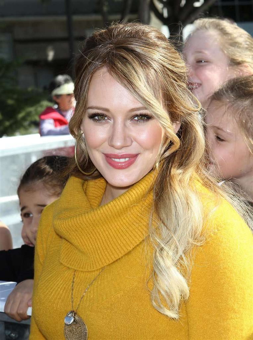 Ciąża służy Hilary Duff