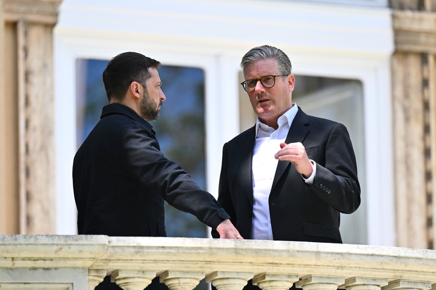 Kir Starmer i Volodimir Zelenski