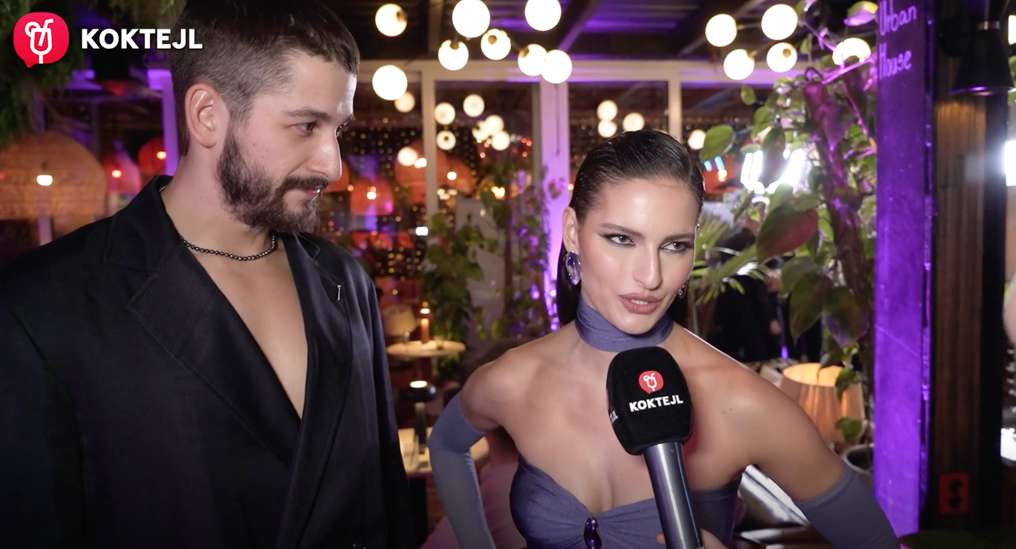 Herec Jakub Jablonský a tanečnica Anna Riebauerová.
