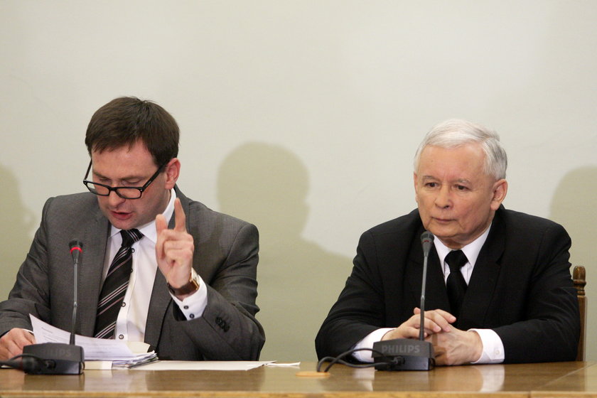 Jarosław Kaczyński i Daniel Obajtek