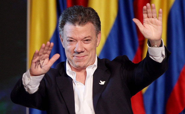 Prezydent Kolumbii Juan Manuel Santos tegorocznym laureatem Pokojowej Nagrody Nobla