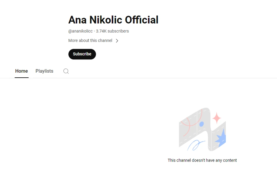 Ani Nikolić ugašen kanal