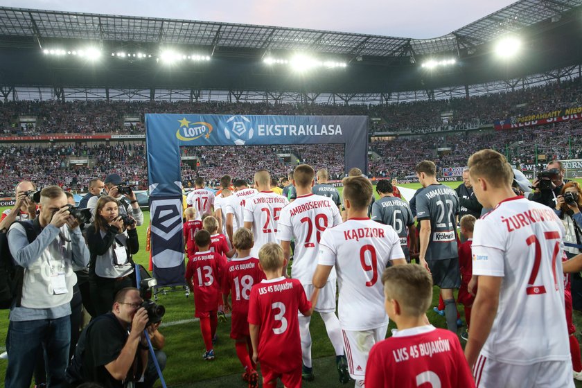 Pilka nozna. Ekstraklasa. Gornik Zabrze - Legia Warszawa. 15.07.2017