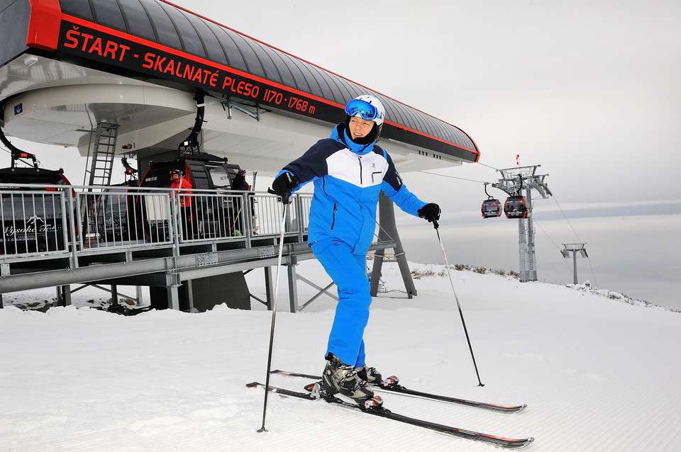 Rafał Brzozowski otwiera nową trasę na Łomnicy