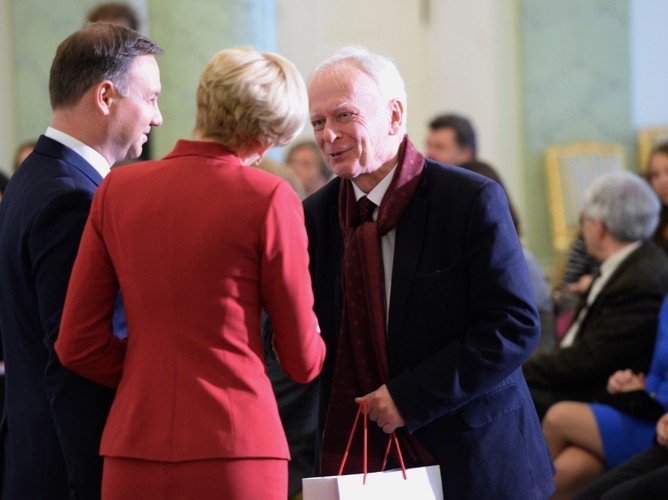 Agata Kornhauser-Duda, Andrzej Duda i Janusz Oleniczak
