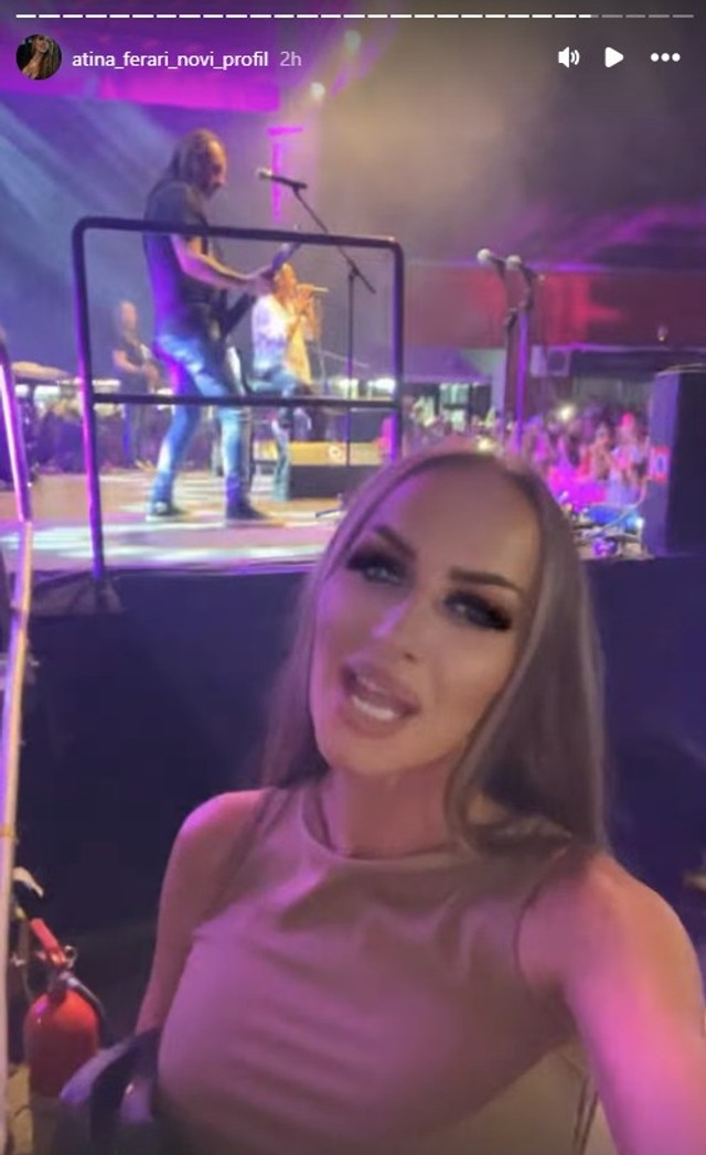 Atina Ferari i Aca Lukas (Foto: Instagram/atina_ferari_novi_profil)