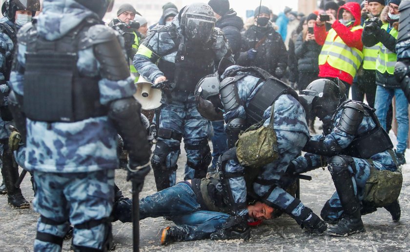 Rally in support of Alexei Navalny in Moscow