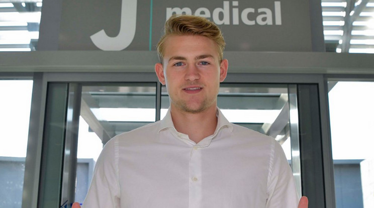 A Juventusnál folytatja Matthijs de Ligt /Fotó: Juventus Twitter