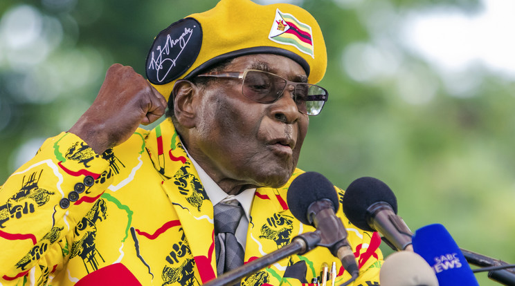 Robert Mugabe beleegyezett lemondásába, miután puccsot követtek el ellene /Fotó: AFP